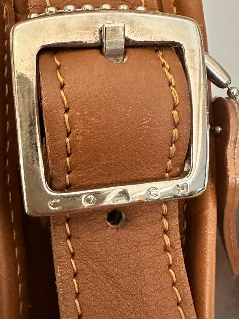 Leather Brown zip Camera Bag Shoulder Purse - Picture 7 of 16